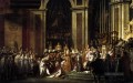 Weihe des Kaisers Napoleon I und Krönung der Kaiserin Josephin Neoklassizismus Jacques Louis David